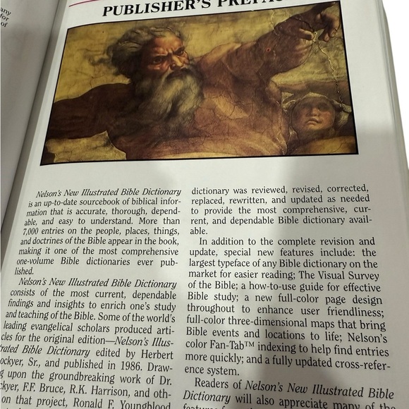 Nelson’s New Illustrated Bible Dictionary Revised and Updated Study God Teach - Picture 3 of 6